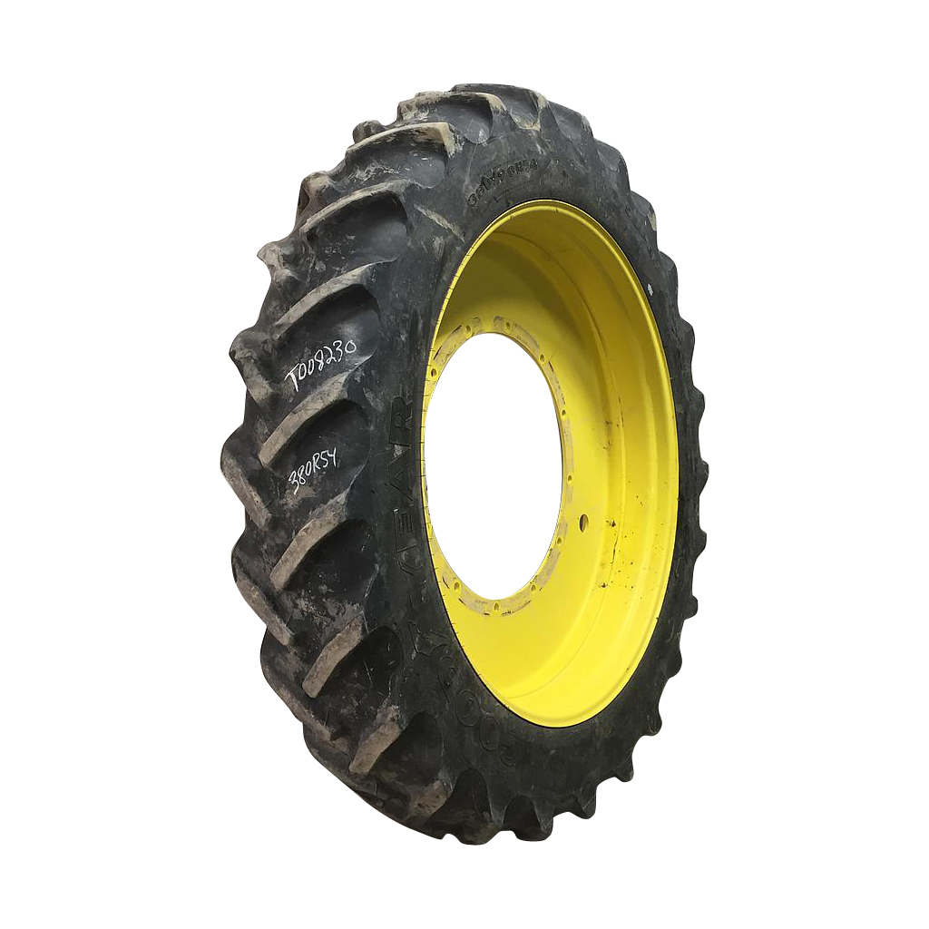 380/90R54 Goodyear Farm DT800 Super Traction R-1W Tire-Wheel Assembly T008230