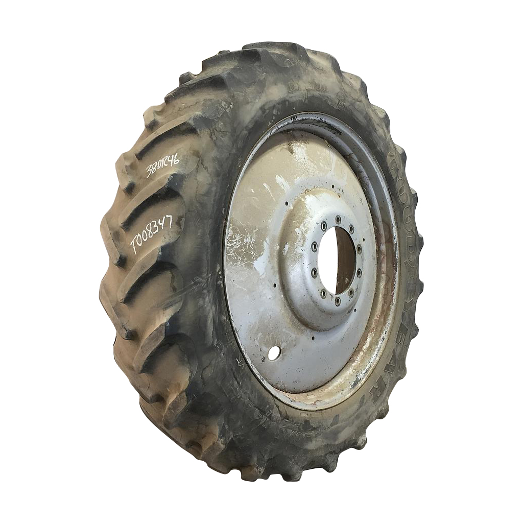 380/90R46 Goodyear Farm DT800 Optitrac R-1W Tire-Wheel Assembly T008347