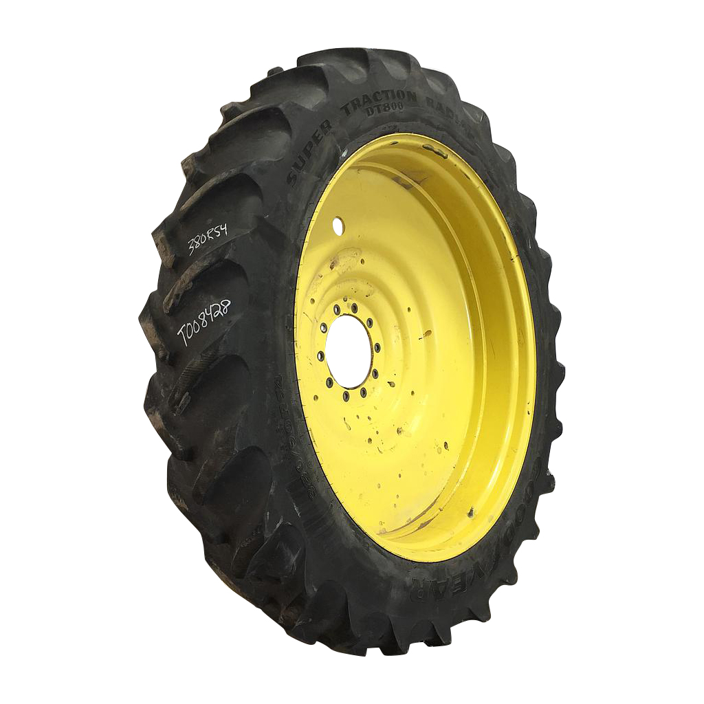 380/90R54 Goodyear Farm DT800 Super Traction R-1W Tire-Wheel Assembly T008428