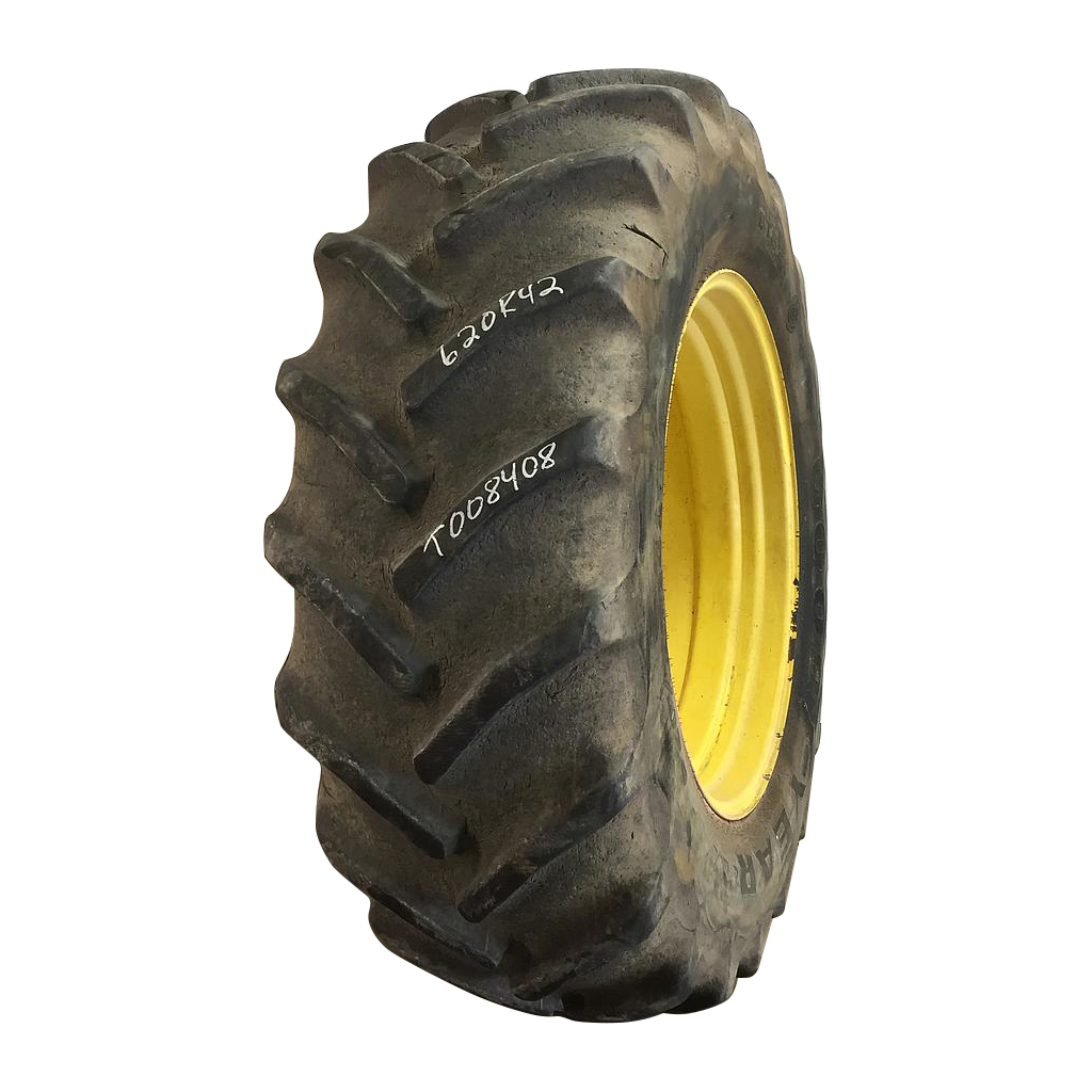 620/70R42 Goodyear Farm DT820 Super Traction R-1W Tire RT008408