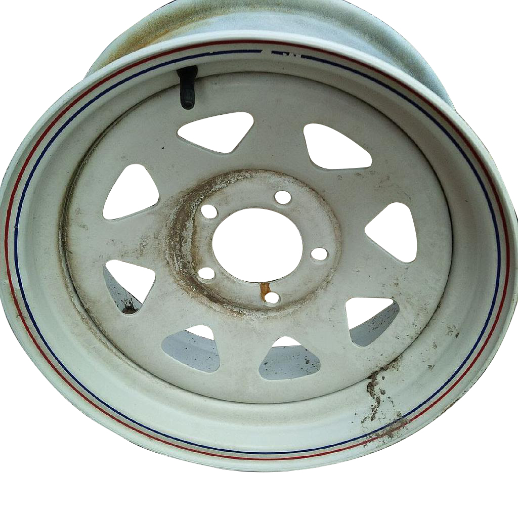 13''D x 4.5''W Spoked Trailer Wheel 1321136564B