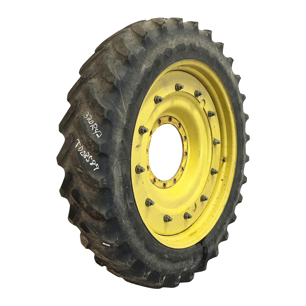 320/90R42 Firestone Radial 9000 R-1W Stub Disc Tire-Wheel Assembly T008589