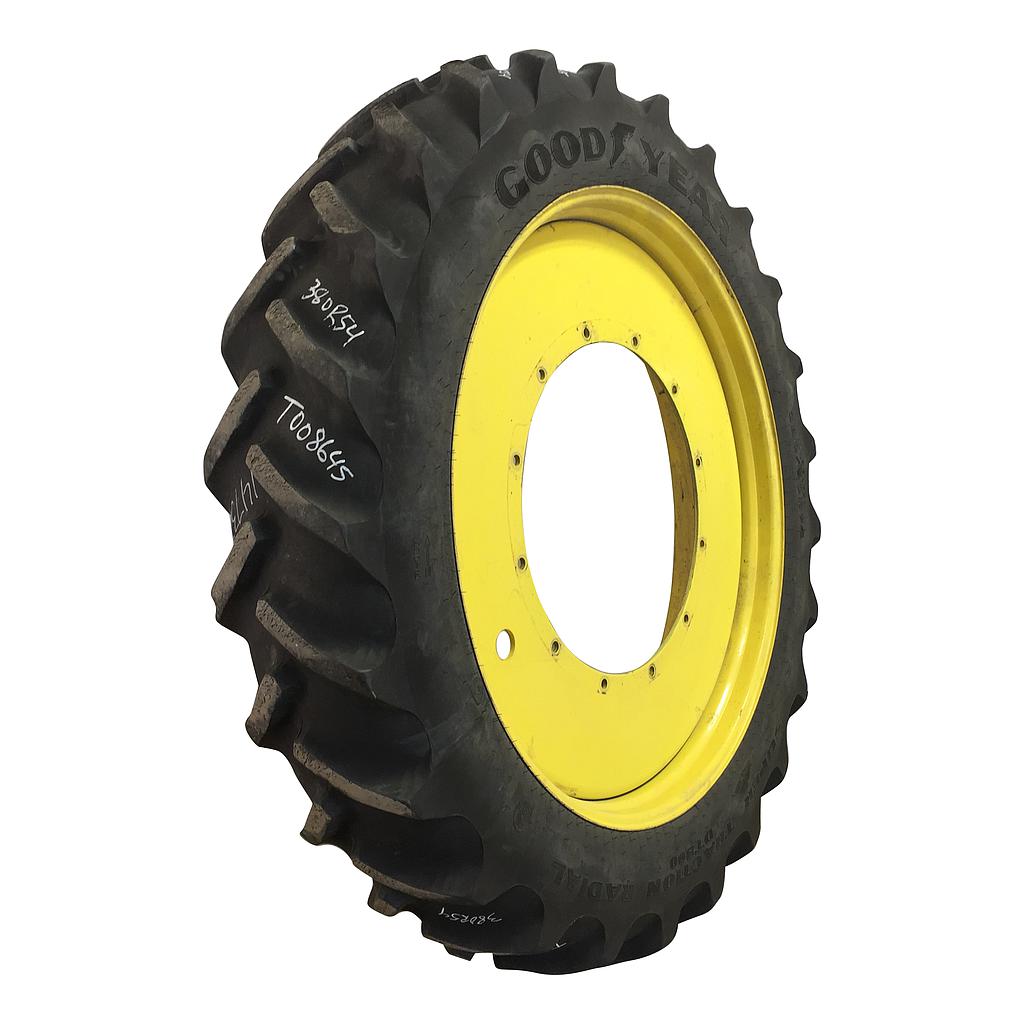 380/90R54 Goodyear Farm DT800 Super Traction R-1W Tire-Wheel Assembly T008645