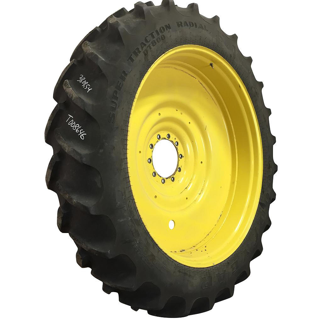 380/90R54 Goodyear Farm DT800 Super Traction R-1W Tire-Wheel Assembly T008646