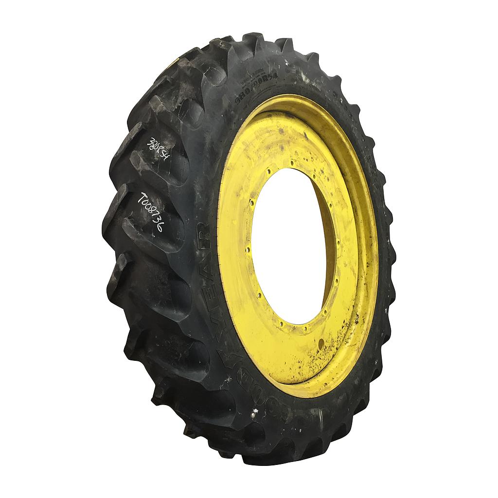 380/90R54 Goodyear Farm DT800 Super Traction R-1W Tire-Wheel Assembly T008736