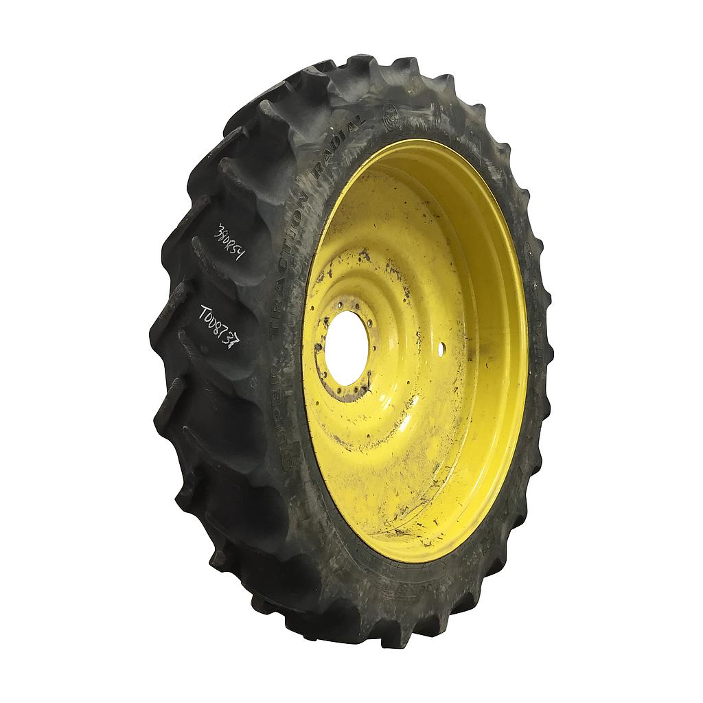 380/90R54 Goodyear Farm DT800 Super Traction R-1W Tire-Wheel Assembly T008737