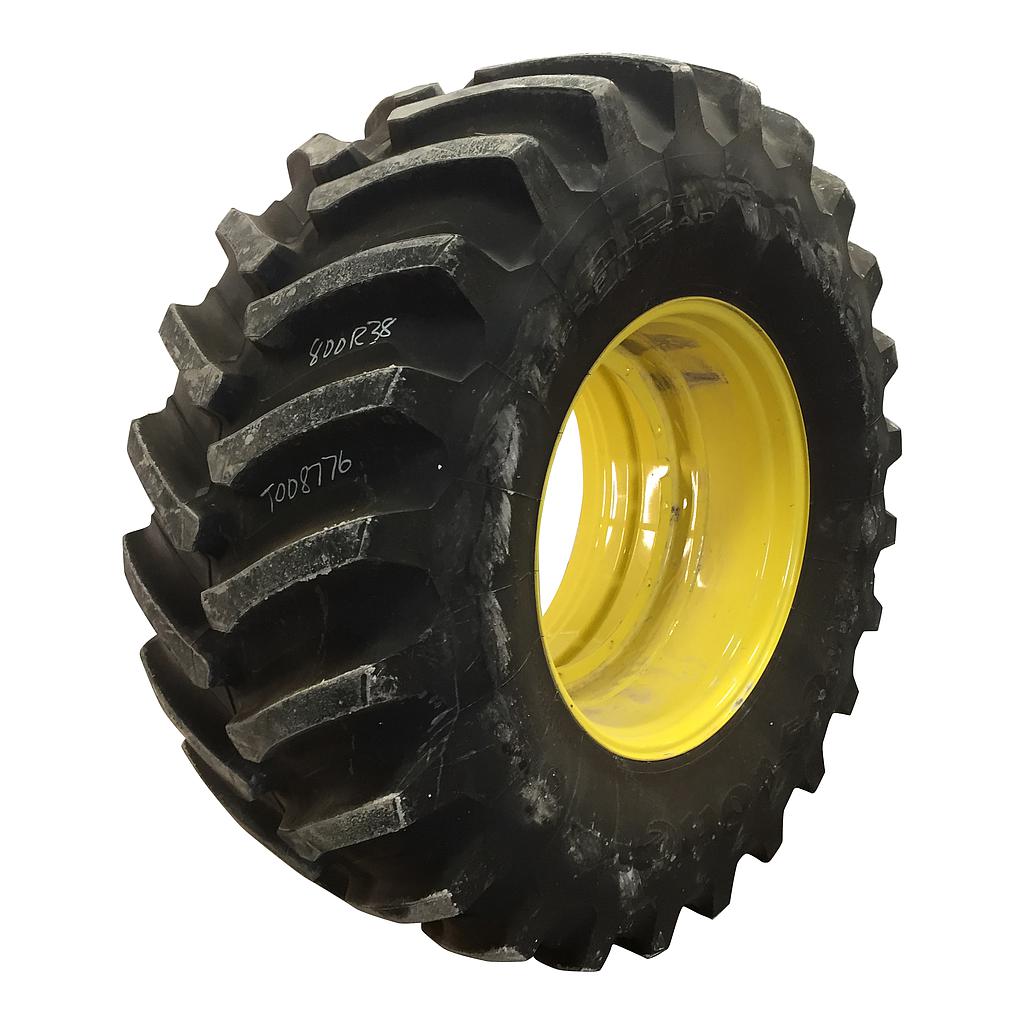 800/70R38 Firestone Radial Deep Tread 23 R-1W Tire-Wheel Assembly T008776