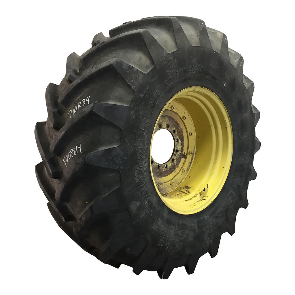 710/75R34 Michelin XM28 R-1W Stub Disc Tire-Wheel Assembly T008814