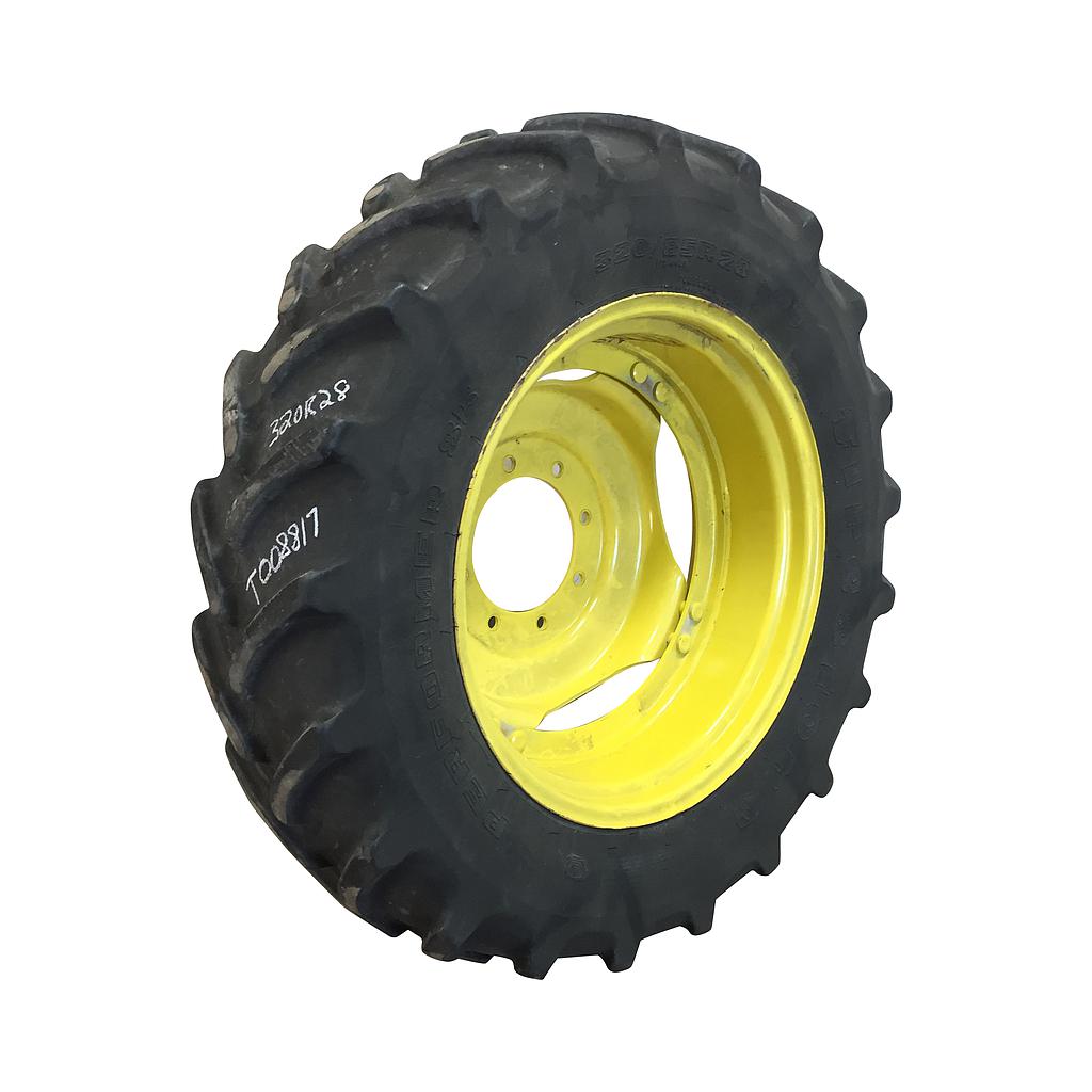 320/85R28 Firestone Performer 85 R-1W Stub Disc (groups of 2 bolts) Tire-Wheel Assembly T008817