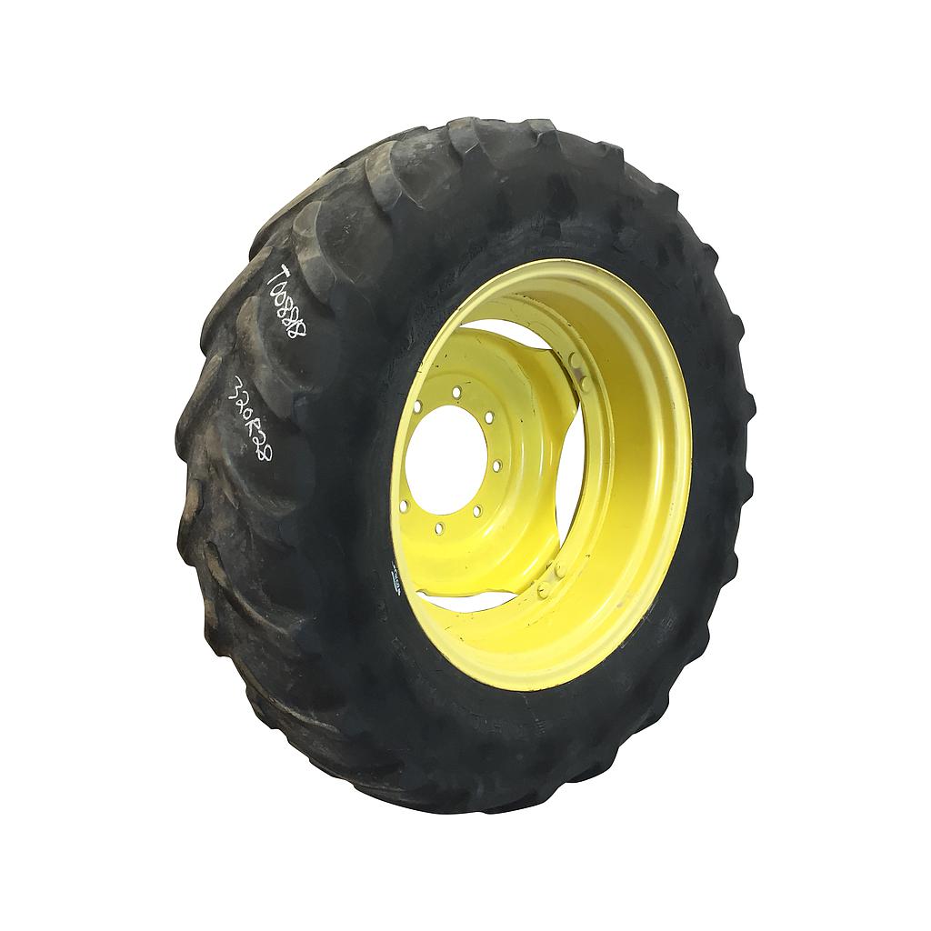 320/85R28 Firestone Performer 85 R-1W Stub Disc (groups of 2 bolts) Tire-Wheel Assembly T008818