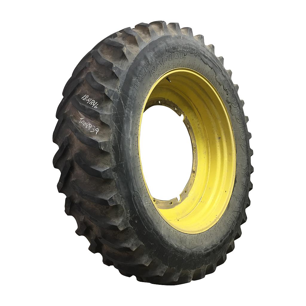 18.4/R46 Goodyear Farm Dyna Torque Radial R-1 Tire-Wheel Assembly T008839