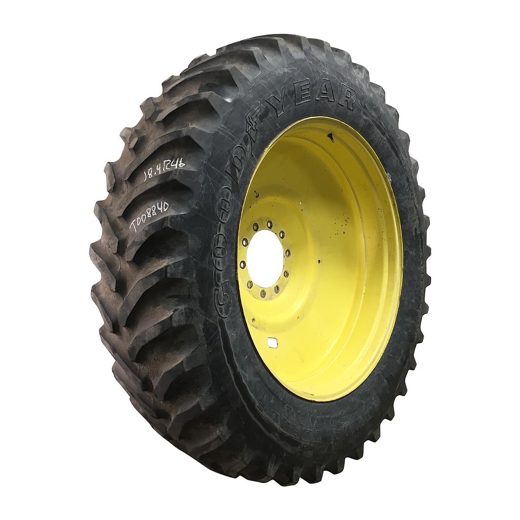 18.4/R46 Goodyear Farm Dyna Torque Radial R-1 Tire-Wheel Assembly T008840