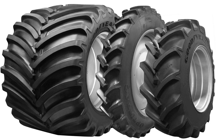 800/55R46 Goodyear Farm DT830 Optitrac R-1W Tire-Wheel Assembly 04233448857261L/R