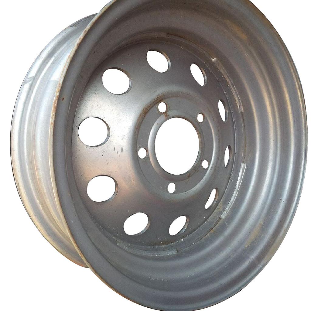 15''D x 5''W Stamped Plate Wheel 003732-Z