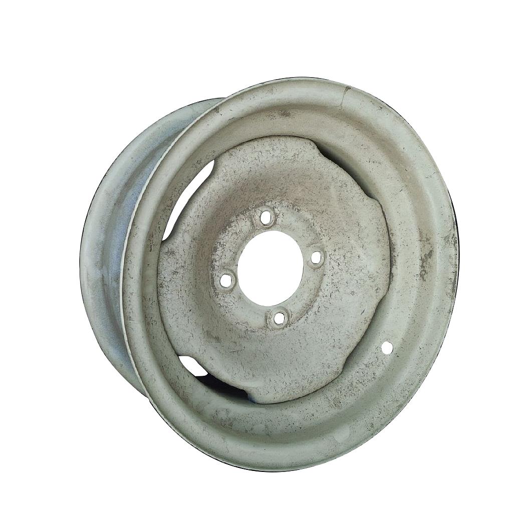 15''D x 6''W Stamped Plate Wheel H067CR-Z