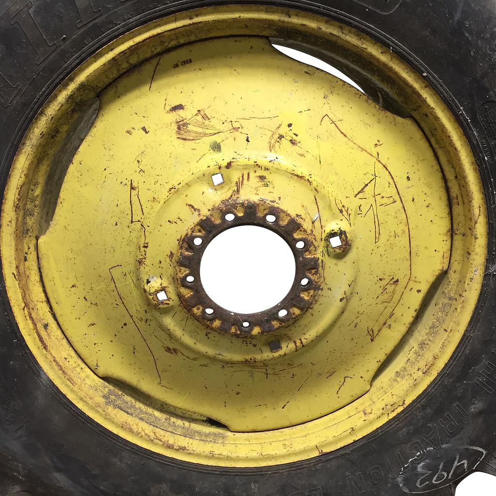 38''D x 16''W Formed Plate W/Weight Holes Wheel WT006775