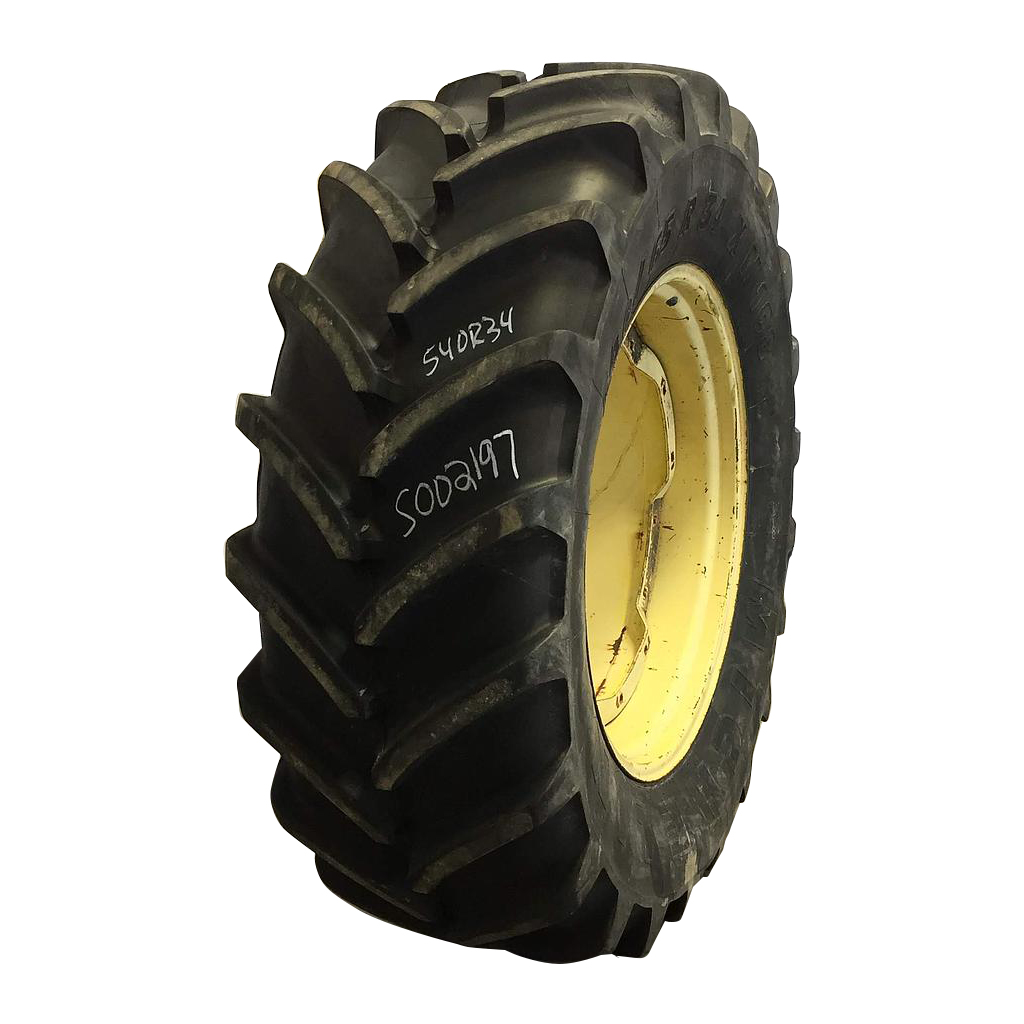 540/65R34 Michelin Multibib(XM108) R-1W Tire T007608/09