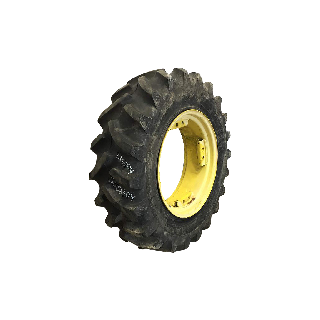 12.4/R24 Goodyear Farm Ultra Grip Radial R-1 Tire-Wheel Assembly S002304