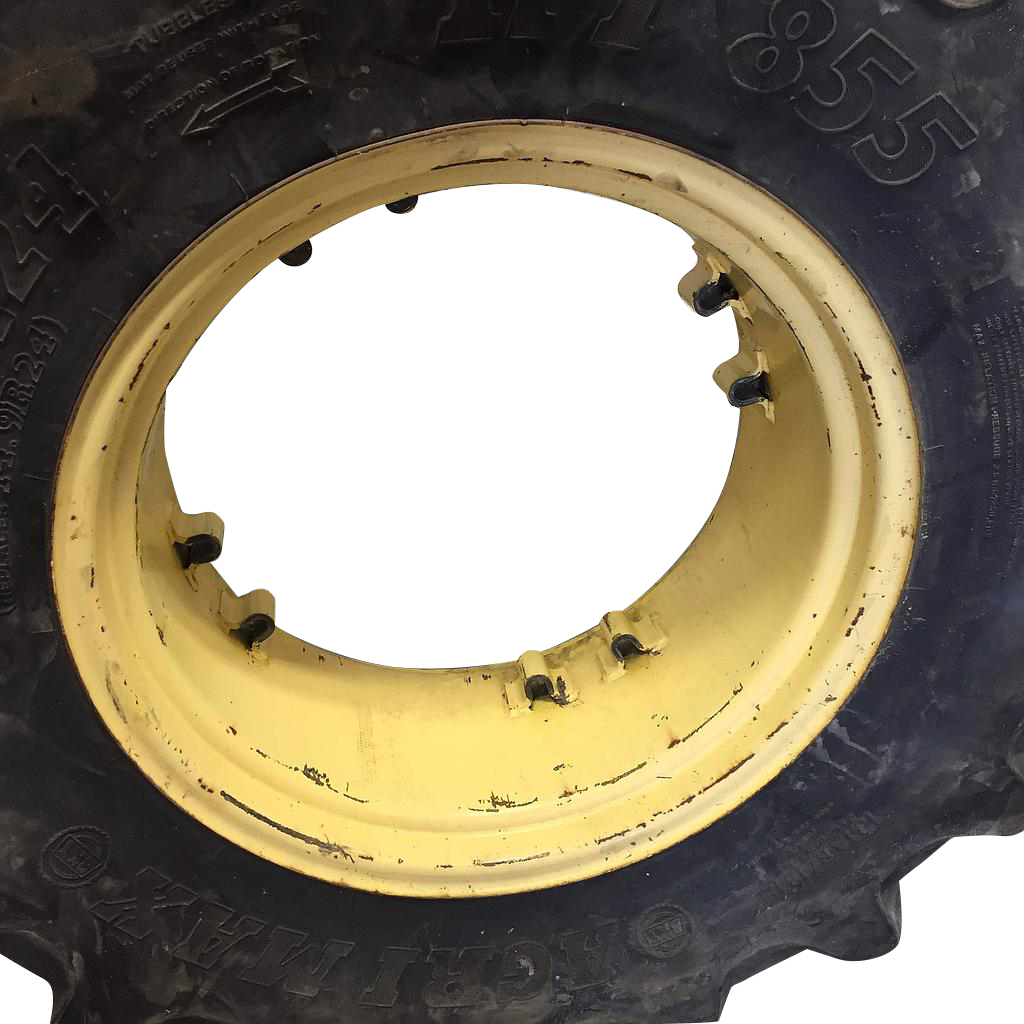 24''D x 12''W Rim with Clamp/Loop Style (groups of 2 bolts) Wheel WS002307