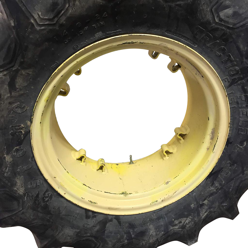 24''D x 12''W Rim with Clamp/U-Clamp (groups of 2 bolts) Wheel WS002340