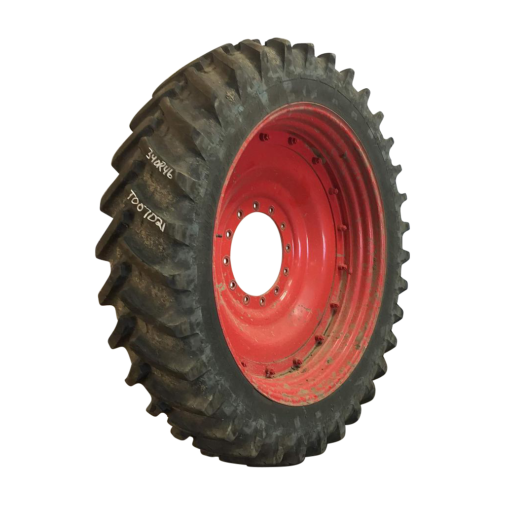 340/85R46 Michelin AgriBib Row Crop R-1W Stub Disc Tire-Wheel Assembly T007121
