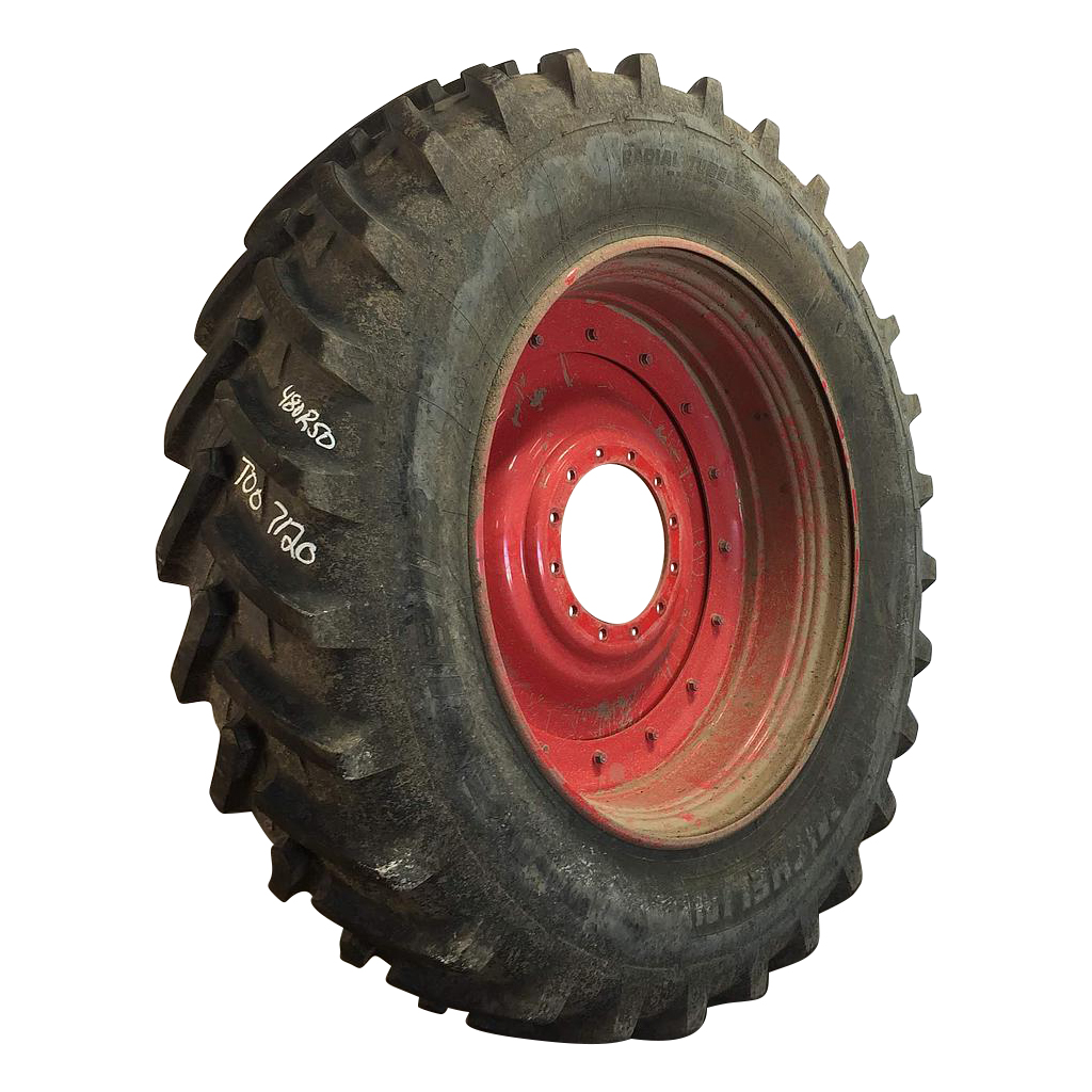 480/95R50 Michelin AgriBib R-1W Stub Disc Tire-Wheel Assembly T007120